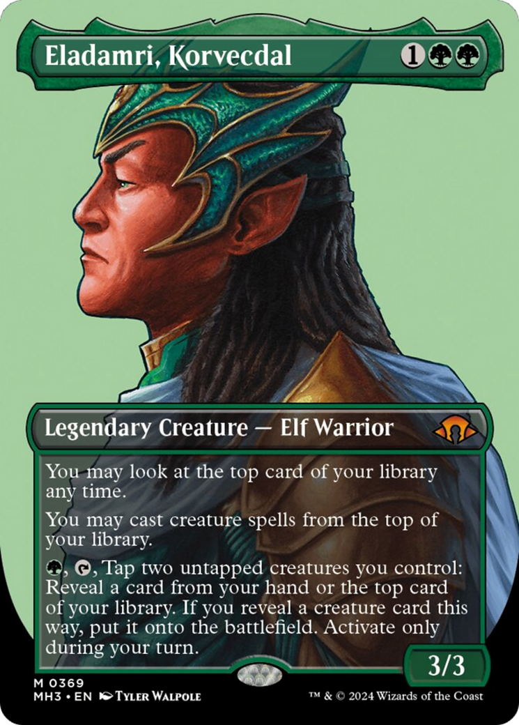 Eladamri, Korvecdal (Borderless) [Modern Horizons 3] | Boutique FDB TCG