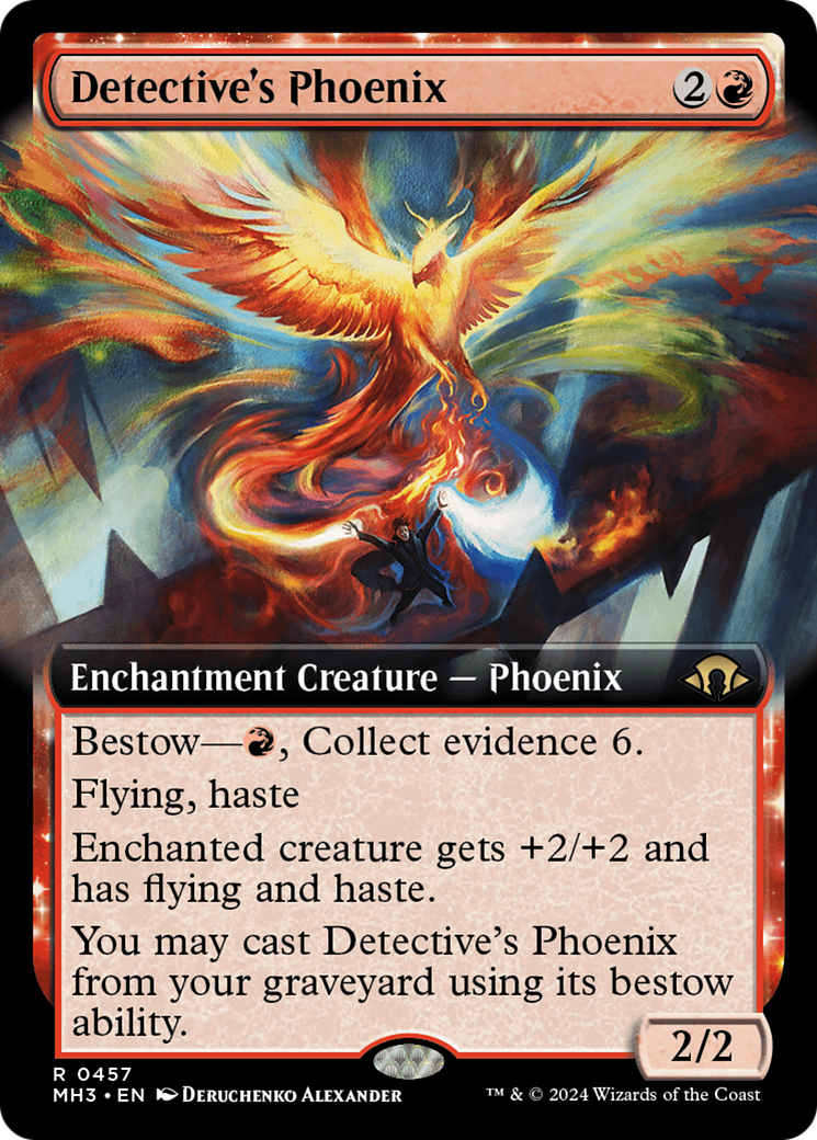 Detective's Phoenix (Extended Art) [Modern Horizons 3] | Boutique FDB TCG