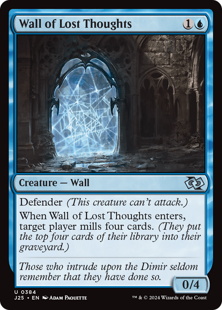 Wall of Lost Thoughts [Foundations Jumpstart] | Boutique FDB TCG