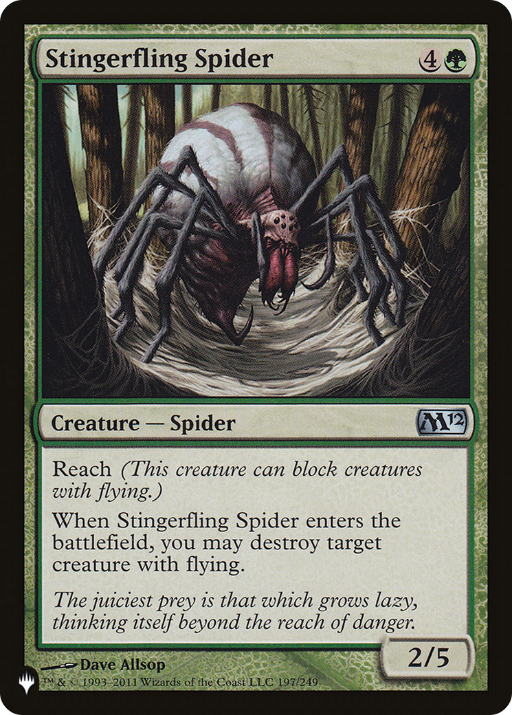 Stingerfling Spider [The List Reprints] | Boutique FDB TCG