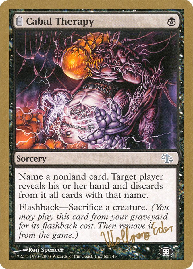 Cabal Therapy (Wolfgang Eder) (SB) [World Championship Decks 2003] | Boutique FDB TCG
