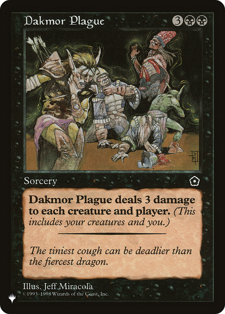 Dakmor Plague [The List Reprints] | Boutique FDB TCG