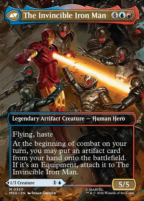 Tony Stark (Borderless) (0350) [Marvel Super Heroes] | Boutique FDB TCG