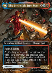 Tony Stark (Borderless) (0350) [Marvel Super Heroes] Reverse | Boutique FDB TCG