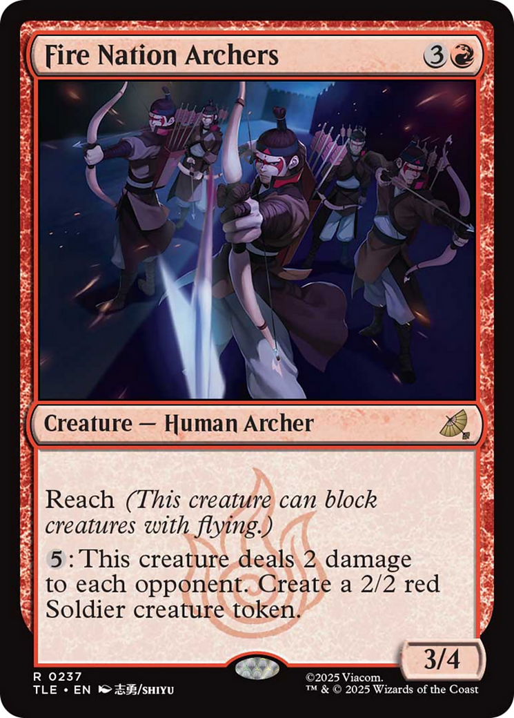 Fire Nation Archers [Avatar: The Last Airbender: Eternal-Legal] | Boutique FDB TCG