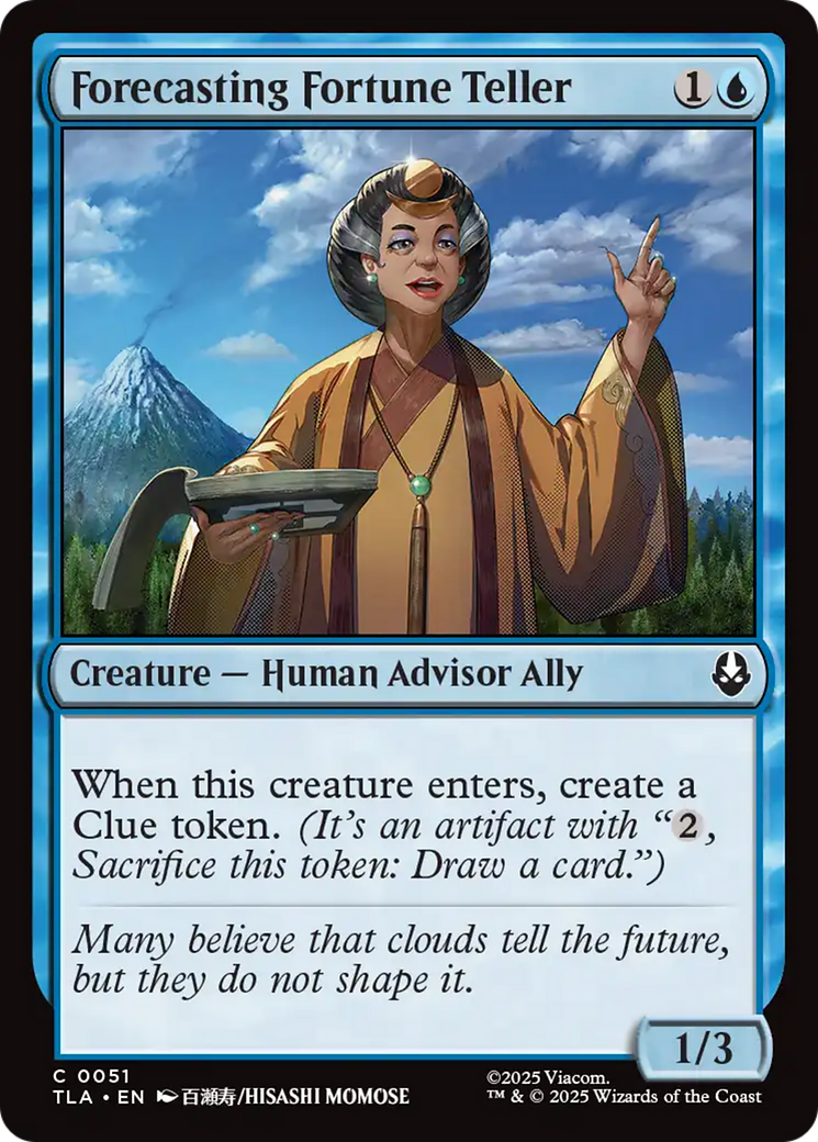 Forecasting Fortune Teller [Avatar: The Last Airbender] | Boutique FDB TCG