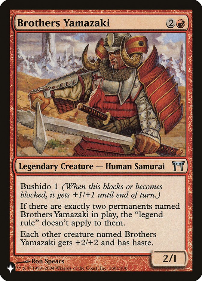 Brothers Yamazaki [The List] | Boutique FDB TCG