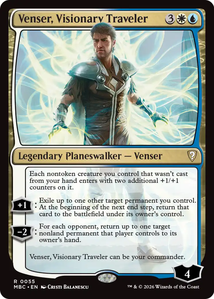 Venser, Visionary Traveler [Mystery Booster: Commander Edition] | Boutique FDB TCG