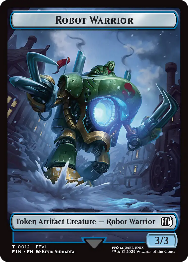 Emblem - Sephiroth, One-Winged Angel // Robot Warrior Double-Sided Token [FINAL FANTASY Tokens] | Boutique FDB TCG