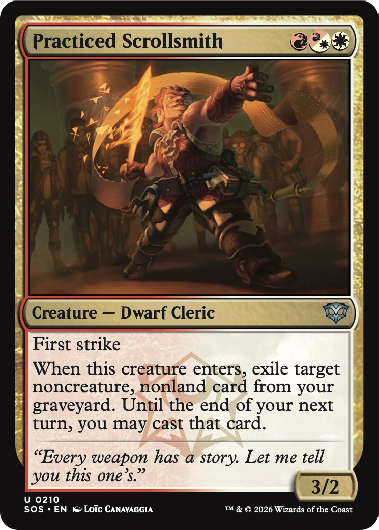 Practiced Scrollsmith [Secrets of Strixhaven] | Boutique FDB TCG
