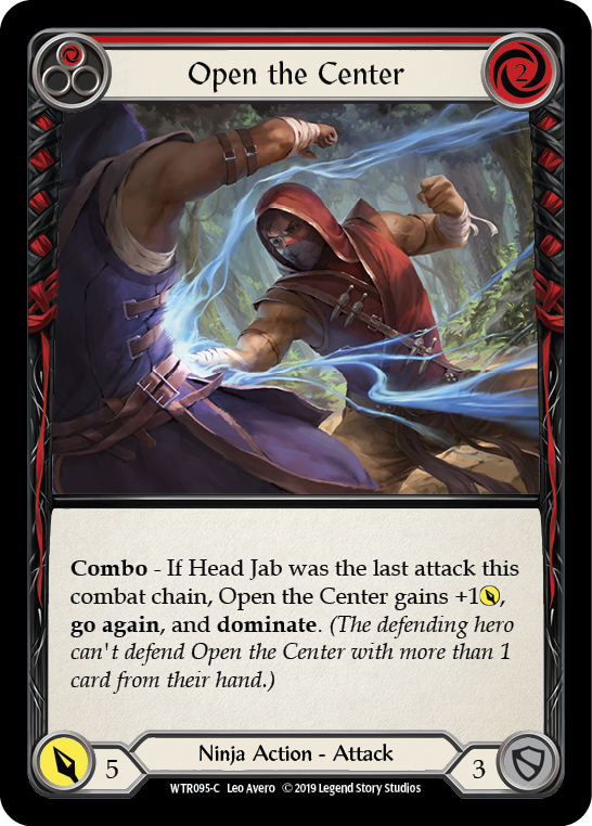 Open the Center (Red) [WTR095-C] (Welcome to Rathe)  Alpha Print Rainbow Foil | Boutique FDB TCG