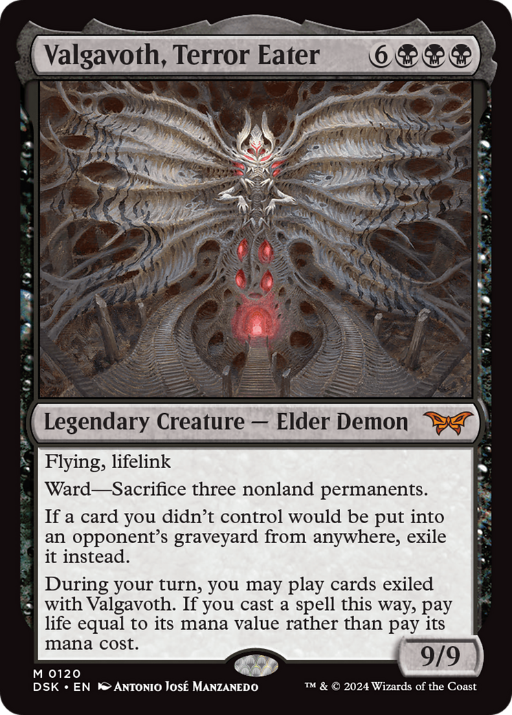 Valgavoth, Terror Eater [Duskmourn: House of Horror] | Boutique FDB TCG