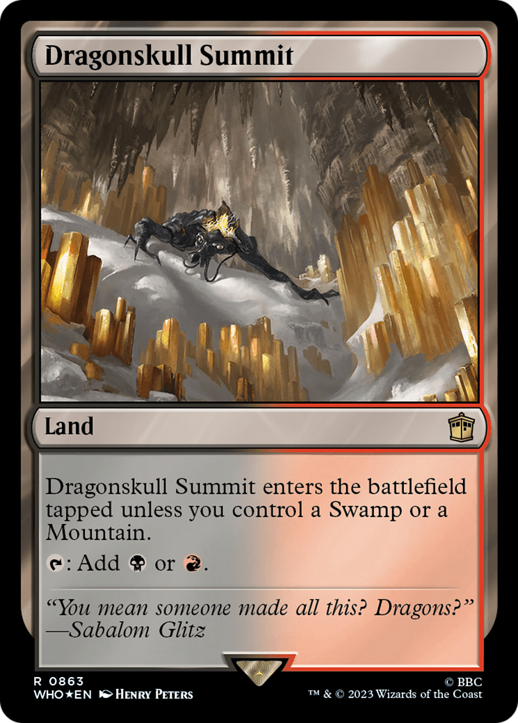 Dragonskull Summit (Surge Foil) [Doctor Who] | Boutique FDB TCG