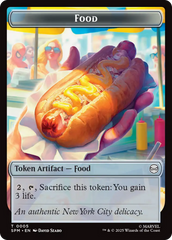 Spider // Food Double-Sided Token [Marvel's Spider-Man Tokens] | Boutique FDB TCG