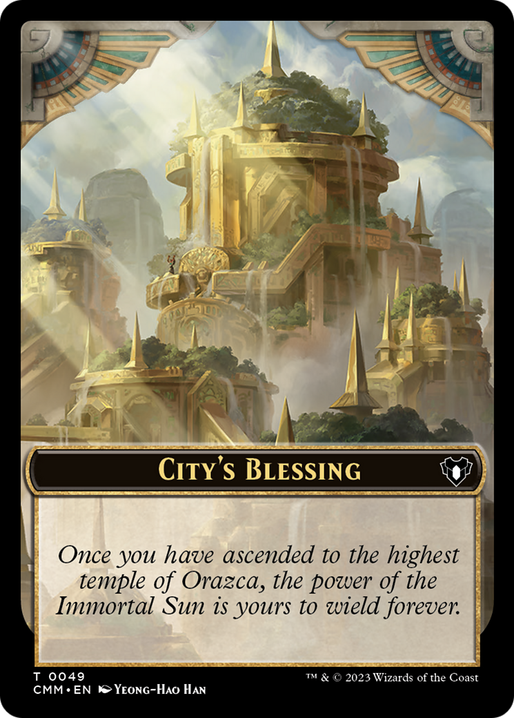 City's Blessing // Ogre Double-Sided Token [Commander Masters Tokens] | Boutique FDB TCG