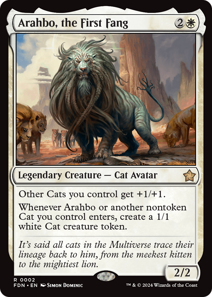 Arahbo, the First Fang [Foundations] | Boutique FDB TCG