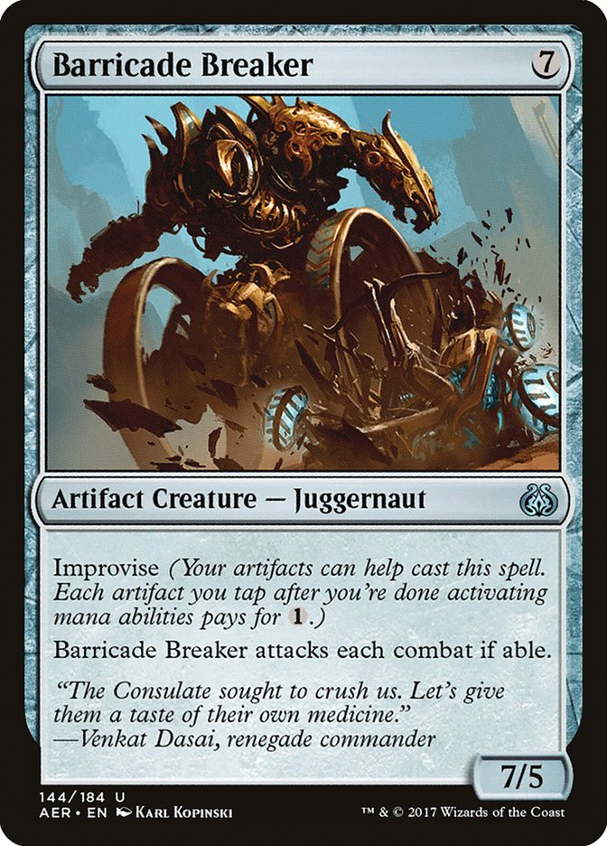 Barricade Breaker [Aether Revolt] | Boutique FDB TCG