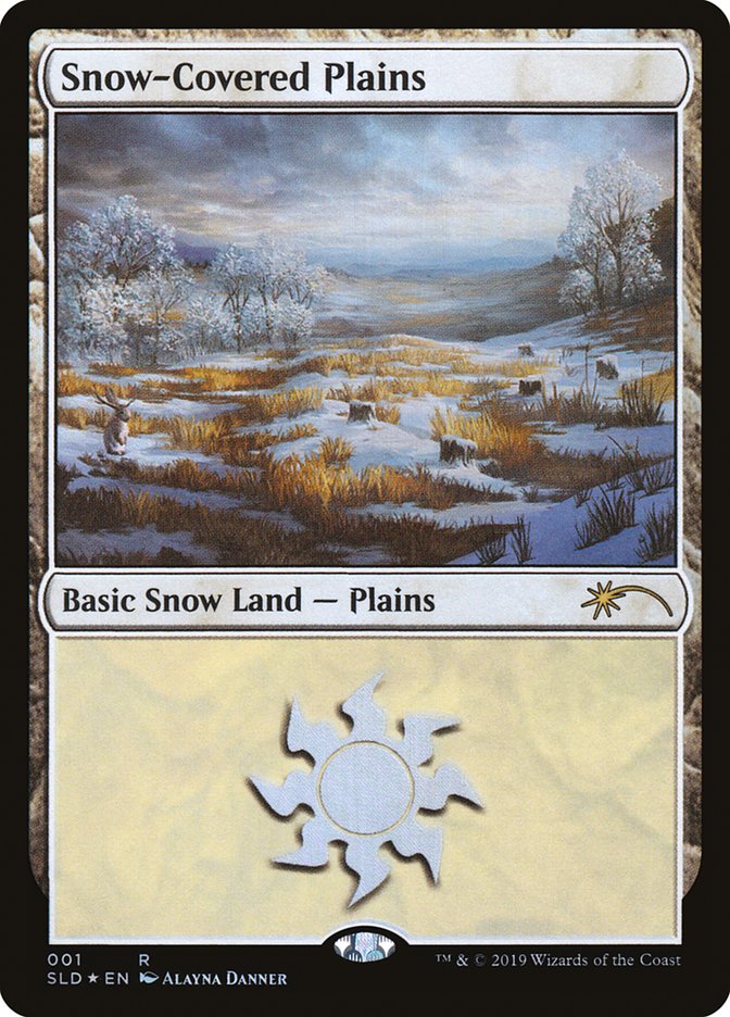 Snow-Covered Plains (001) [Secret Lair Drop Series] | Boutique FDB TCG