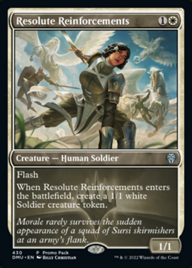 Resolute Reinforcements (Promo Pack) [Dominaria United Promos] | Boutique FDB TCG