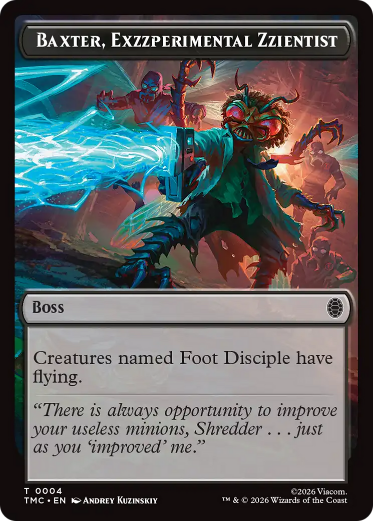 Baxter, Exzzperimental Zzientist [Teenage Mutant Ninja Turtles Commander Tokens] | Boutique FDB TCG