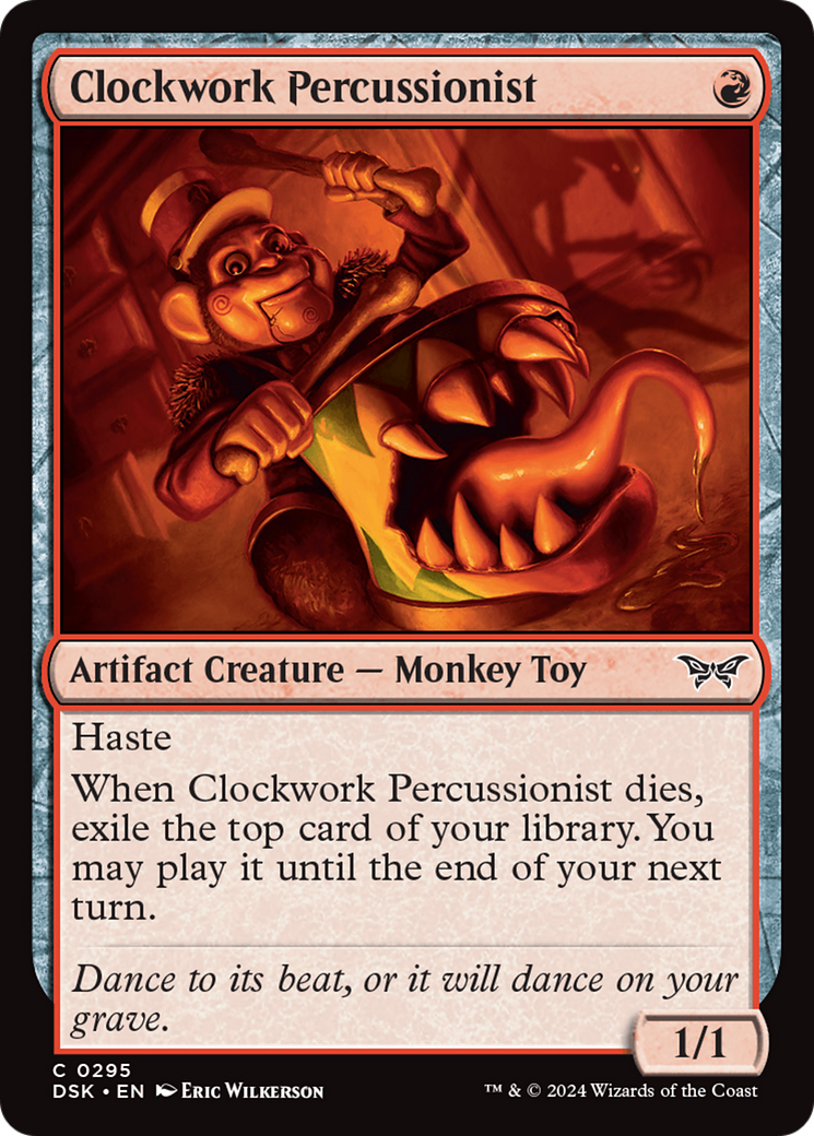 Clockwork Percussionist (0295) [Duskmourn: House of Horror] | Boutique FDB TCG