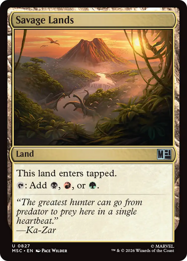 Savage Lands [Marvel Super Heroes Commander] | Boutique FDB TCG