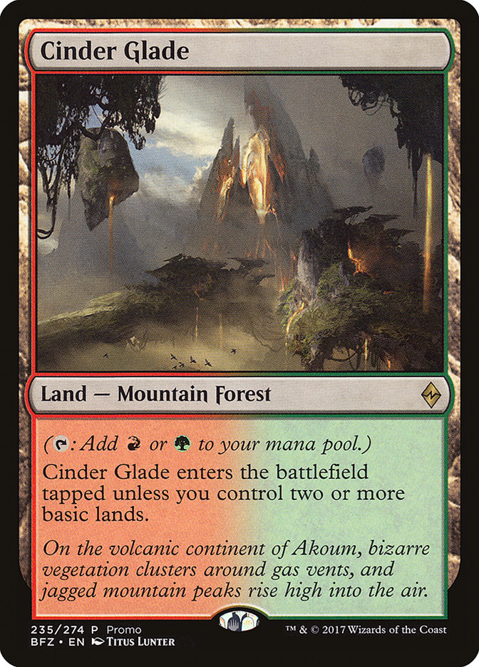 Cinder Glade (Promo) [Standard Showdown Promos] | Boutique FDB TCG