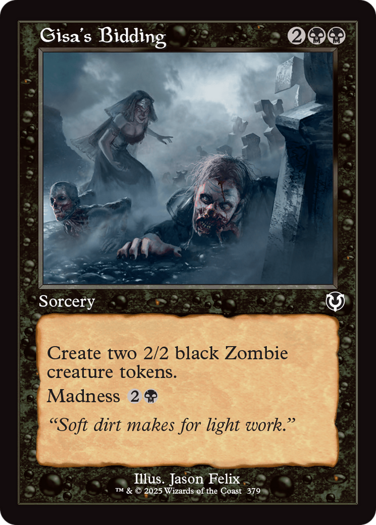 Gisa's Bidding (Retro Frame) [Innistrad Remastered] | Boutique FDB TCG