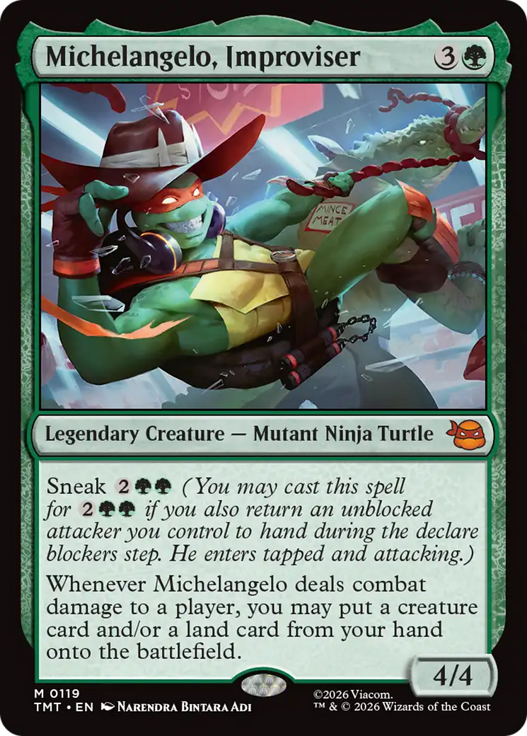 Michelangelo, Improviser [Teenage Mutant Ninja Turtles] | Boutique FDB TCG