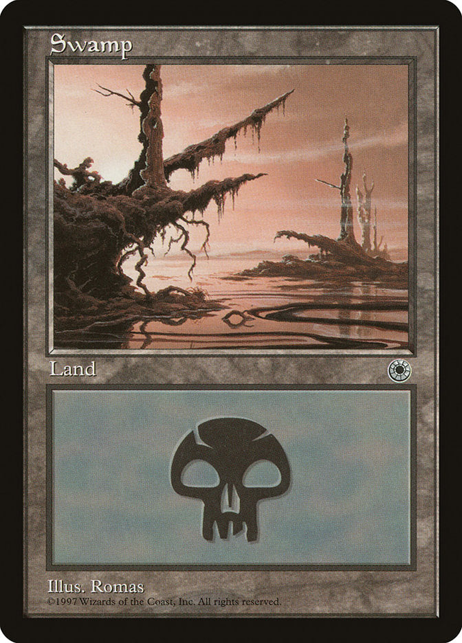 Swamp (Pink Sky) [Portal] | Boutique FDB TCG