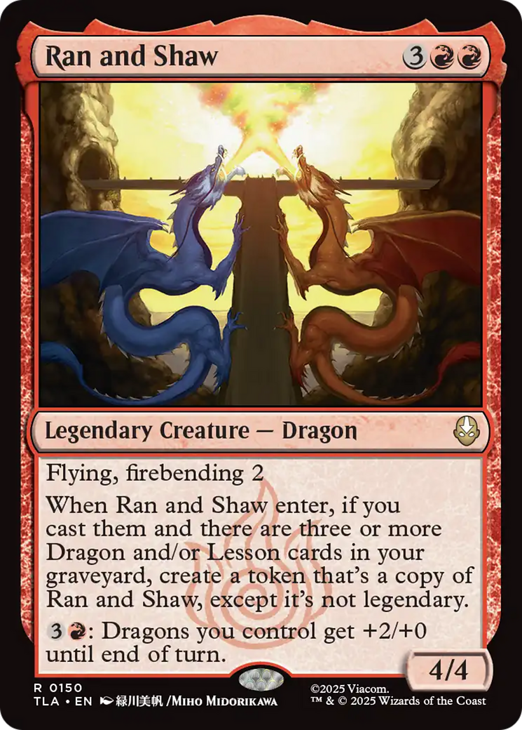 Ran and Shaw [Avatar: The Last Airbender] | Boutique FDB TCG