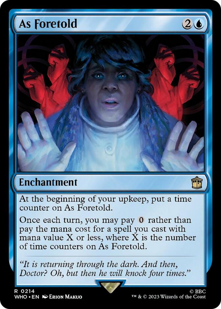 As Foretold [Doctor Who] | Boutique FDB TCG
