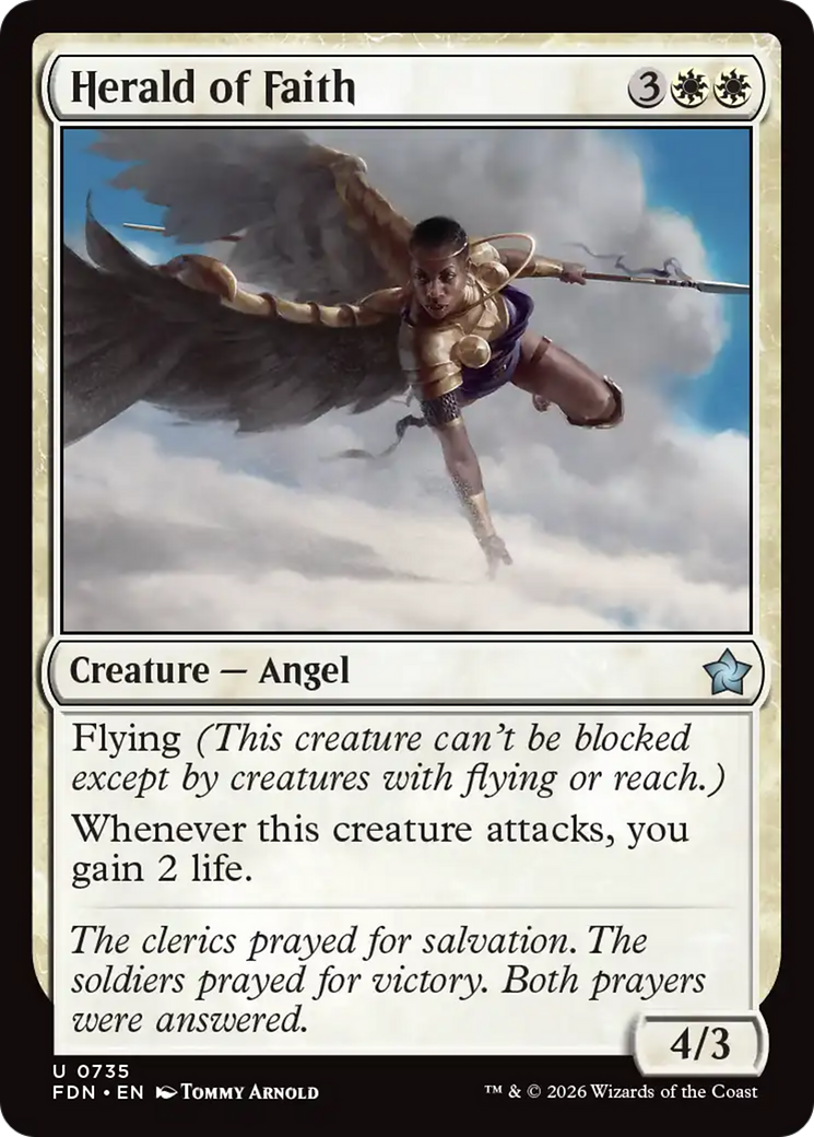 Herald of Faith (0735) [Foundations] | Boutique FDB TCG