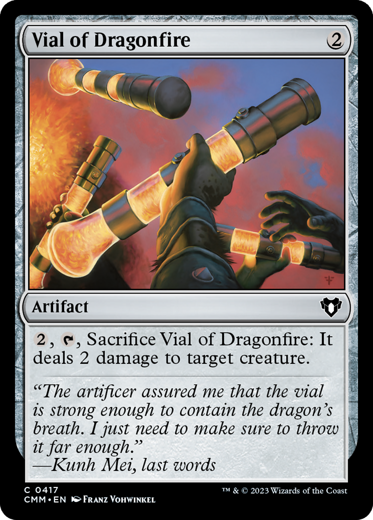 Vial of Dragonfire [Commander Masters] | Boutique FDB TCG