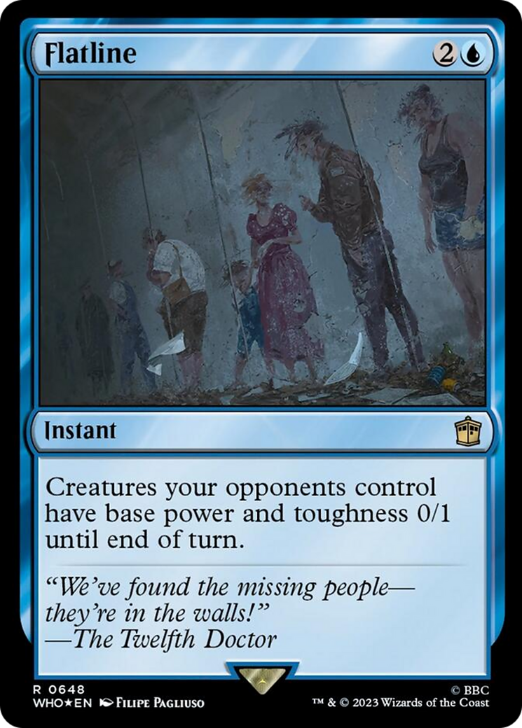 Flatline (Surge Foil) [Doctor Who] | Boutique FDB TCG