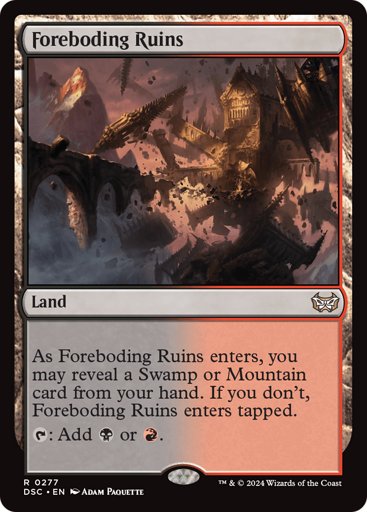 Foreboding Ruins [Duskmourn: House of Horror Commander] | Boutique FDB TCG