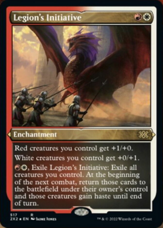 Legion's Initiative (Foil Etched) [Double Masters 2022] | Boutique FDB TCG