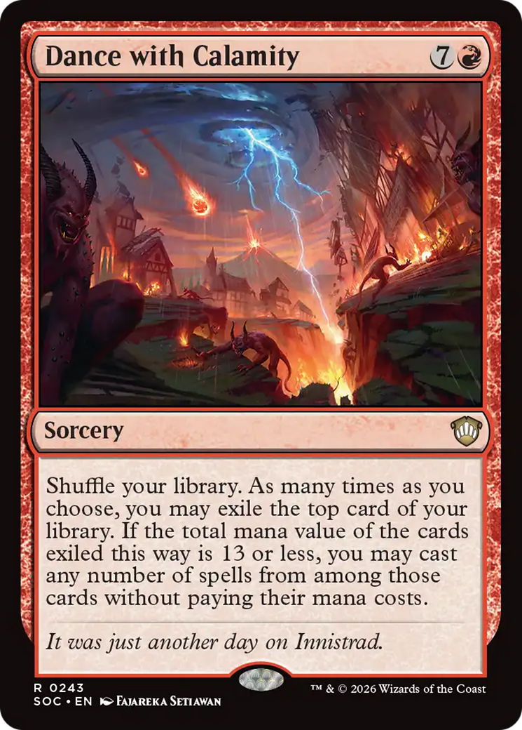 Dance with Calamity [Secrets of Strixhaven Commander] | Boutique FDB TCG