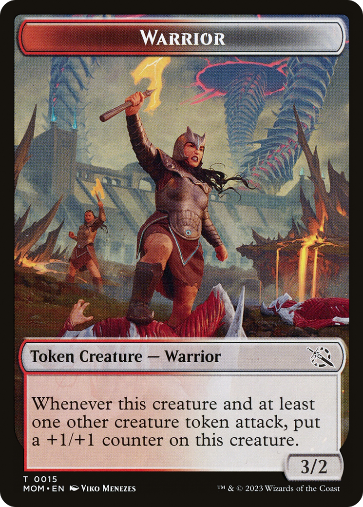 Warrior // Thopter Double-Sided Token [March of the Machine Tokens] | Boutique FDB TCG