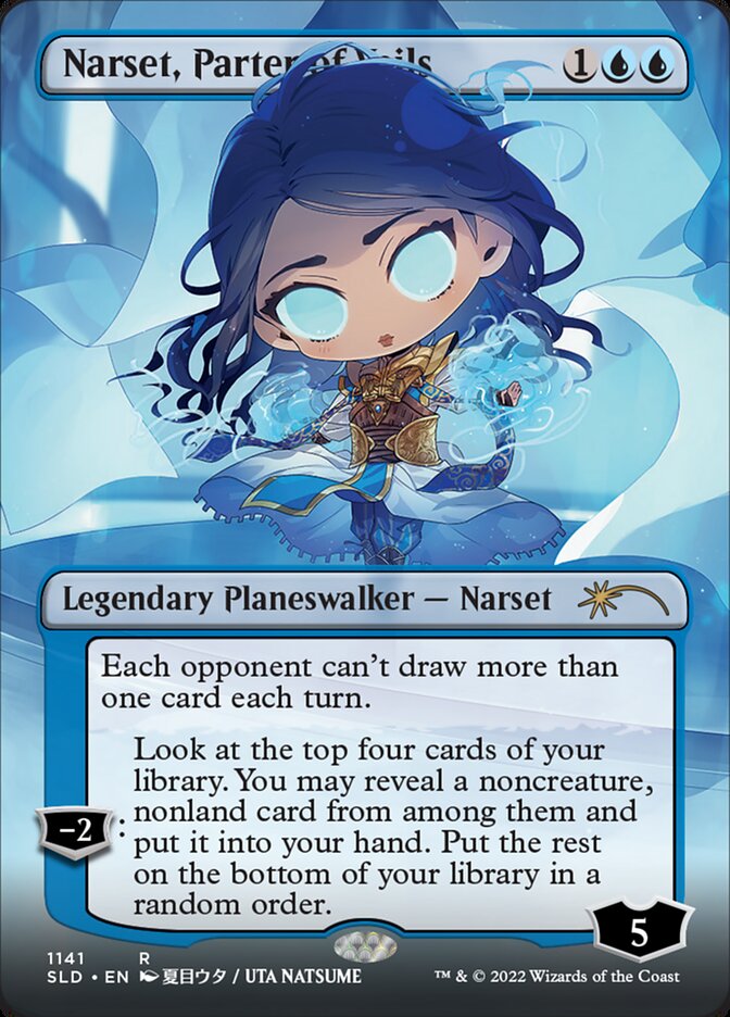 Narset, Parter of Veils (Borderless) [Secret Lair Drop Series] | Boutique FDB TCG