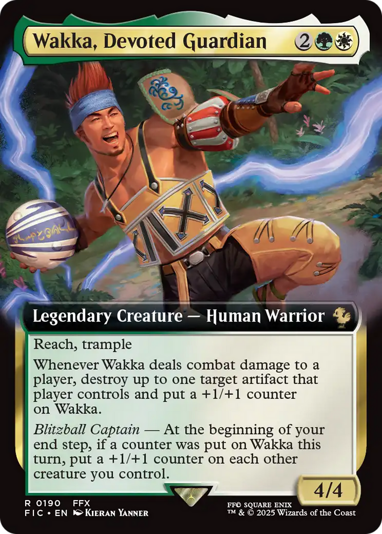Wakka, Devoted Guardian (Extended Art) [FINAL FANTASY Commander] | Boutique FDB TCG