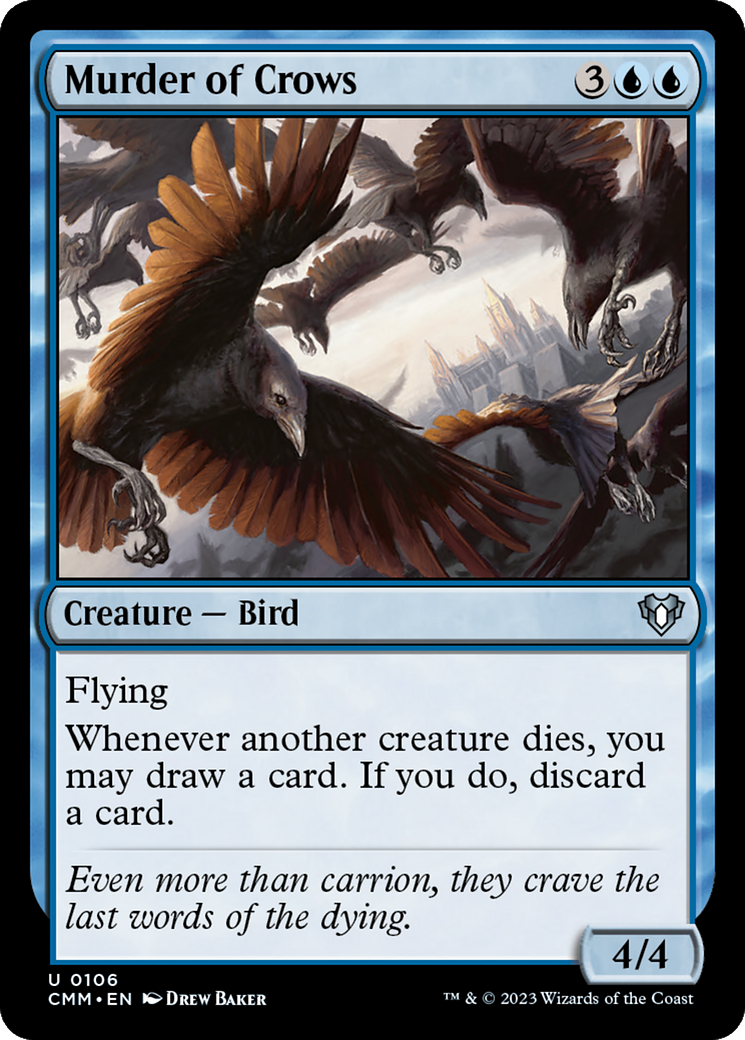 Murder of Crows [Commander Masters] | Boutique FDB TCG