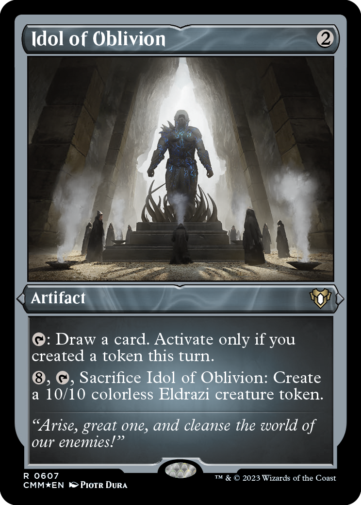 Idol of Oblivion (Foil Etched) [Commander Masters] | Boutique FDB TCG