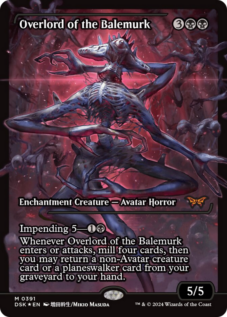 Overlord of the Balemurk (Japan Showcase) [Duskmourn: House of Horror] | Boutique FDB TCG