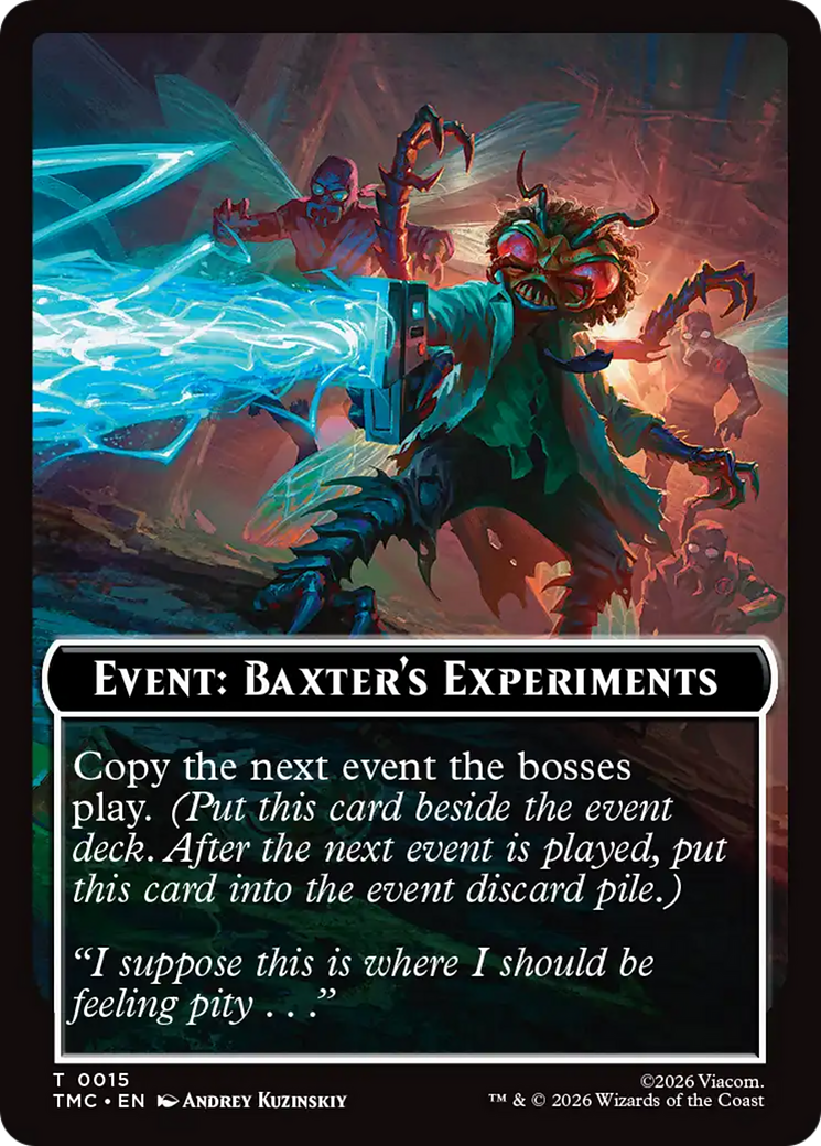 Event: Baxter's Experiments [Teenage Mutant Ninja Turtles Commander Tokens] | Boutique FDB TCG