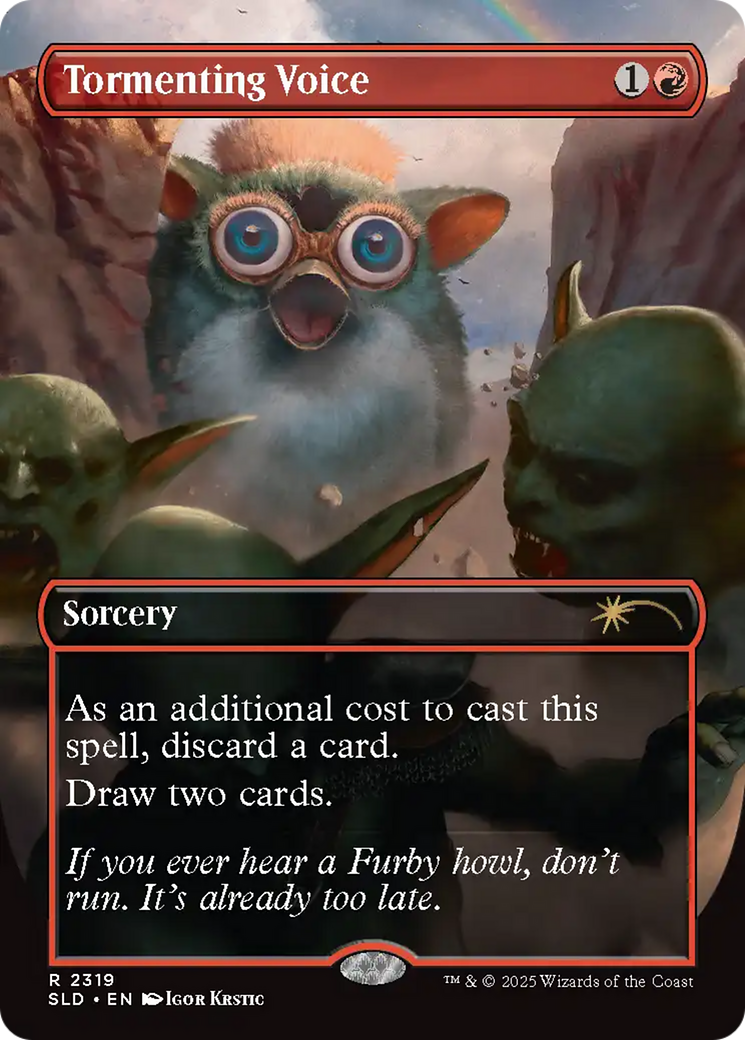 Tormenting Voice (Rainbow Foil) [Secret Lair Drop Series] | Boutique FDB TCG