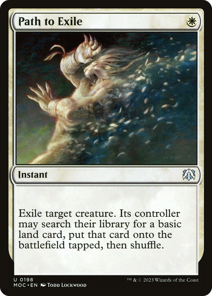 Path to Exile [March of the Machine Commander] | Boutique FDB TCG