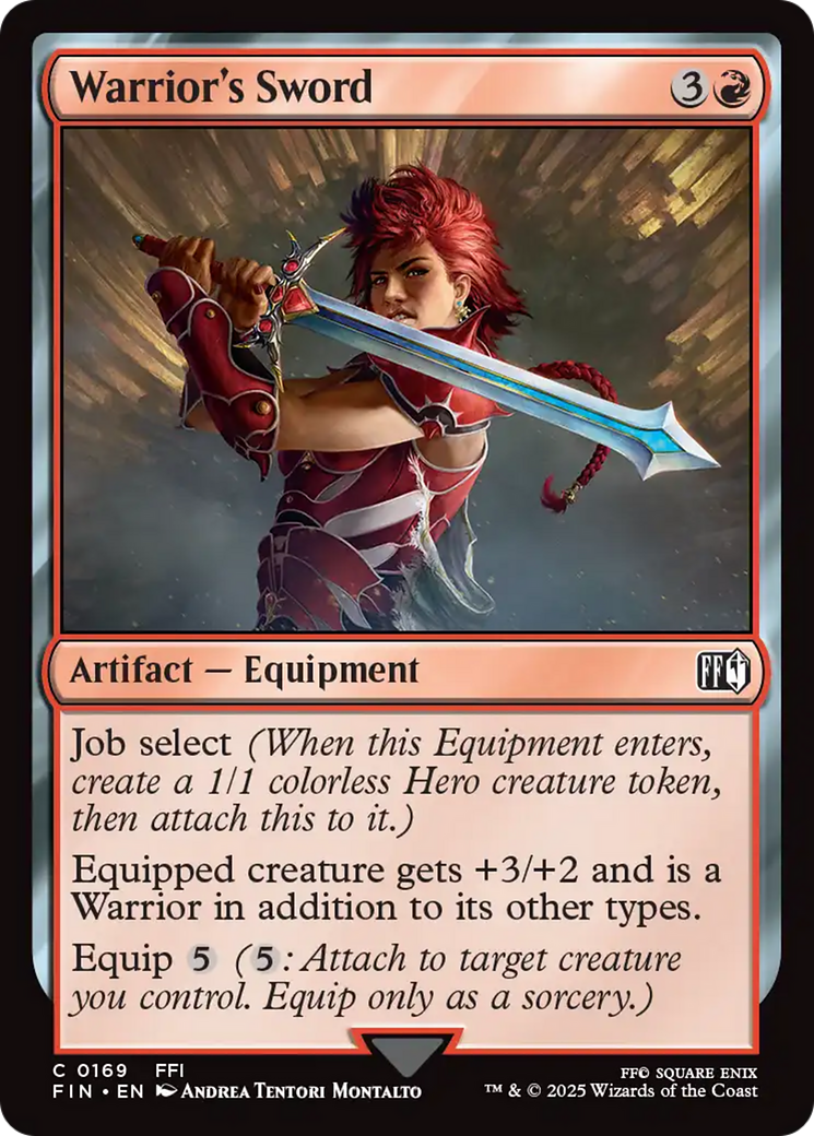 Warrior's Sword [FINAL FANTASY] | Boutique FDB TCG