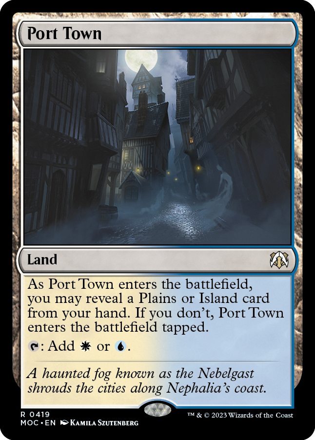 Port Town [March of the Machine Commander] | Boutique FDB TCG