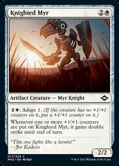 Knighted Myr [Modern Horizons 2] | Boutique FDB TCG